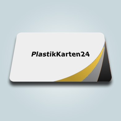 Plastikkarte 1/0 farbig